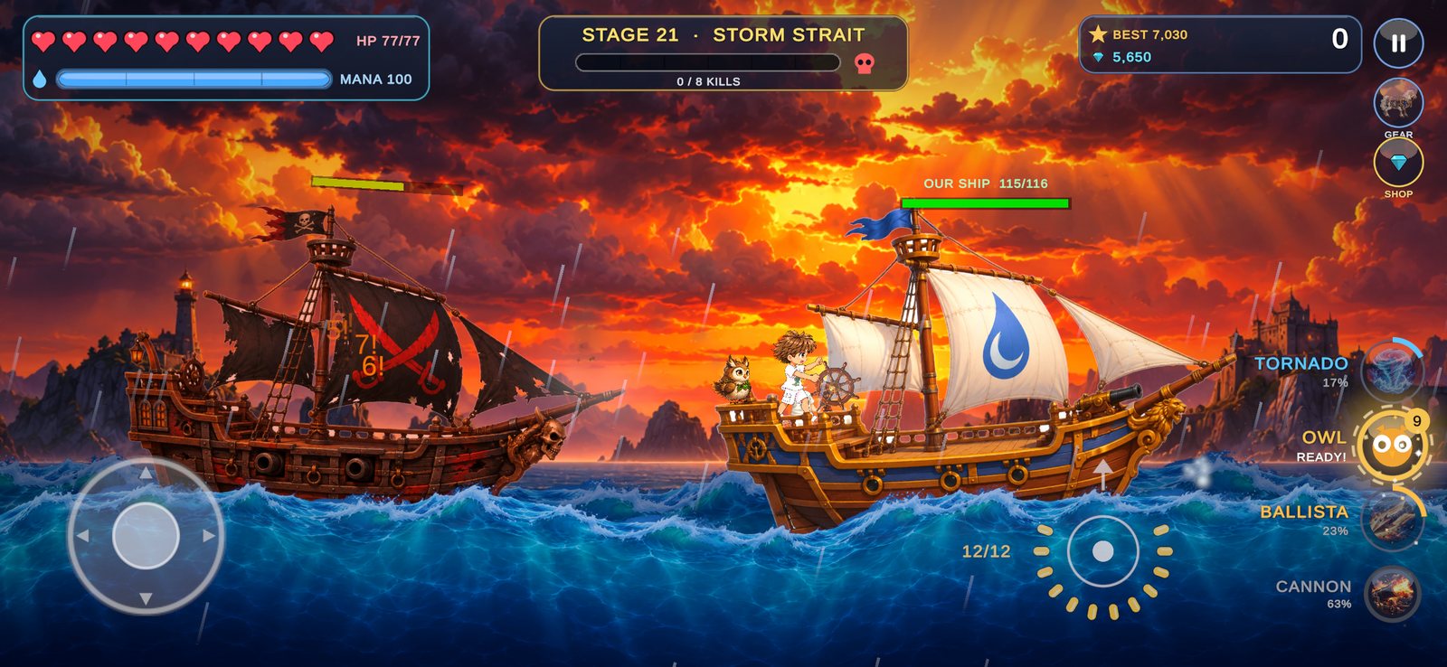 Sea battle